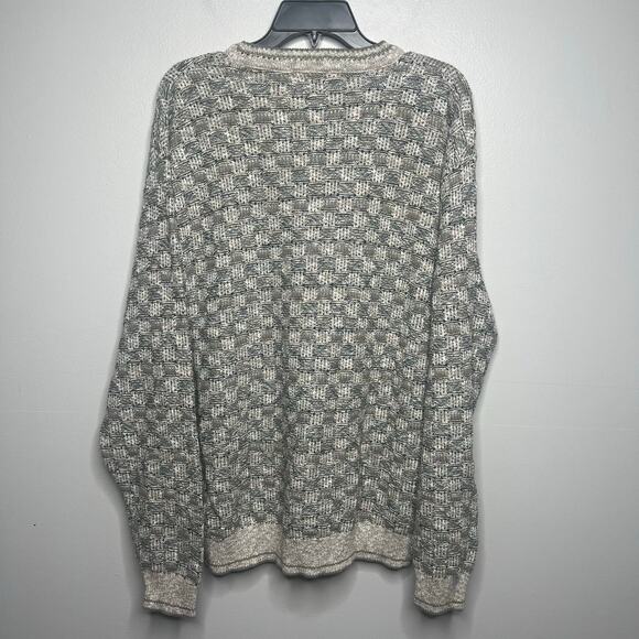 Vintage Cosby Coogie Style Sweater Textured 3D Suge Biggie Pullover Size L - Picture 8 of 13